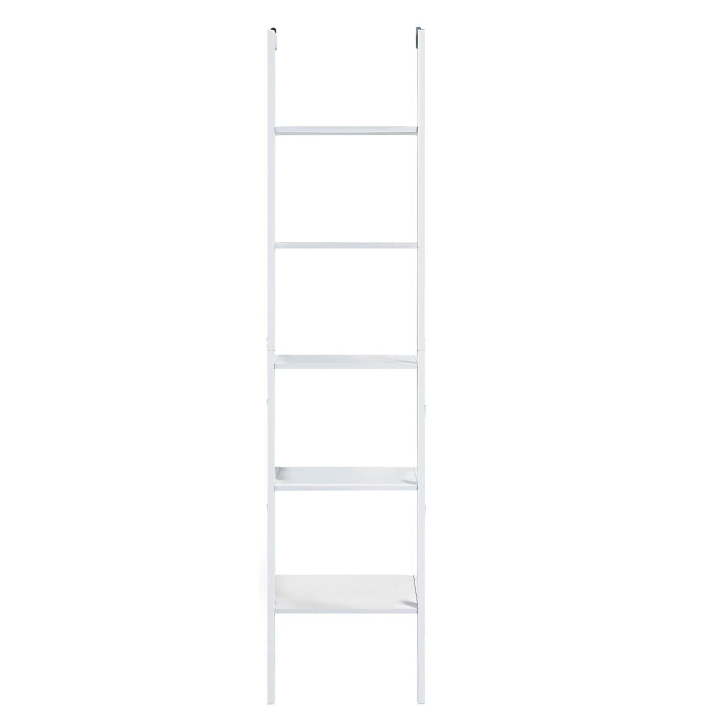 Sarantino Amelia 5-Tier Ladder Shelf in White
