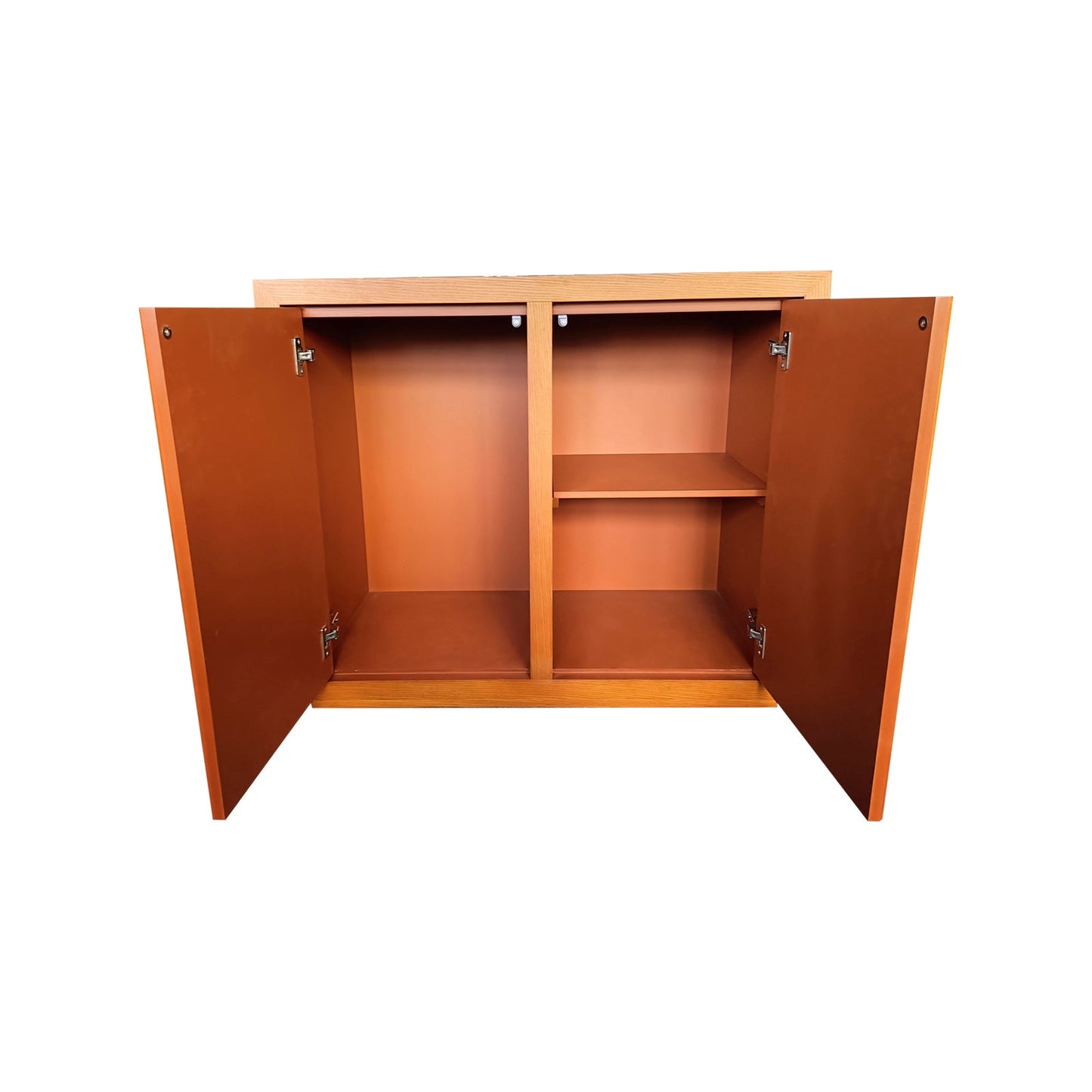Buffet MDF Brown Colour Two Doors Sideboard Storage Cabinet