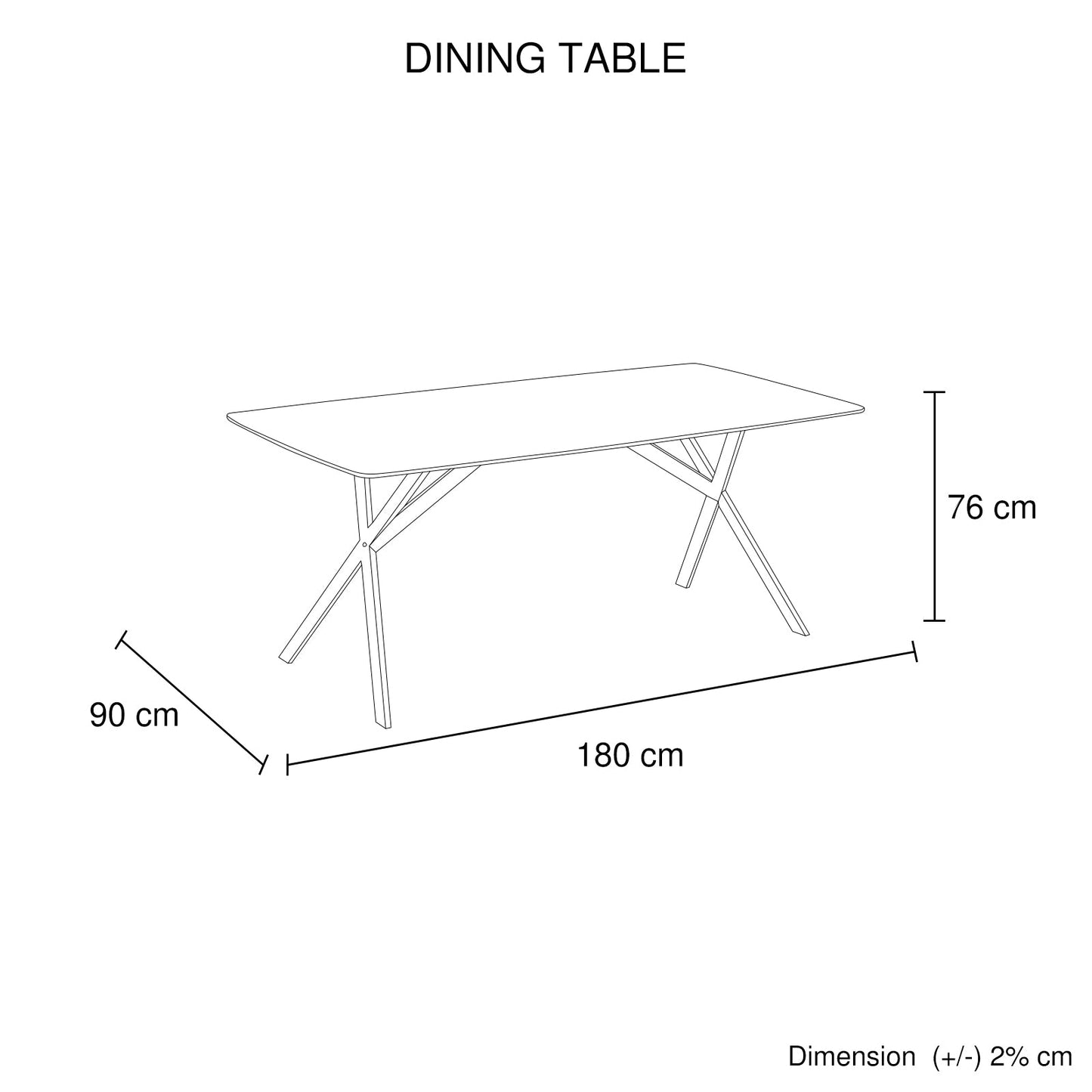 Dining Table Rectangular Shape White Sintered Stone Top Powder Coated Iron Legs