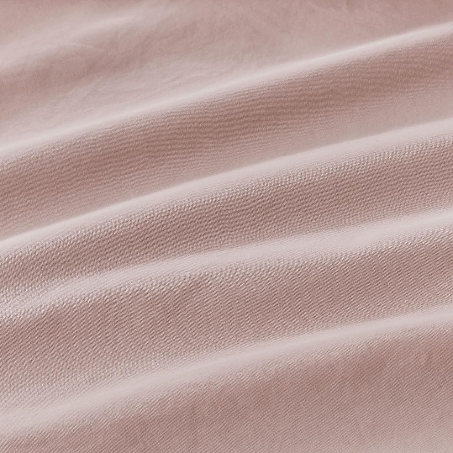 100% Vintage Washed Cotton Fitted Sheet Combo Set – 100% Natural Cotton, Ultra Soft & Breathable – Includes Fitted Sheet & Pillowcases – Machine Washable (Pink, Single)