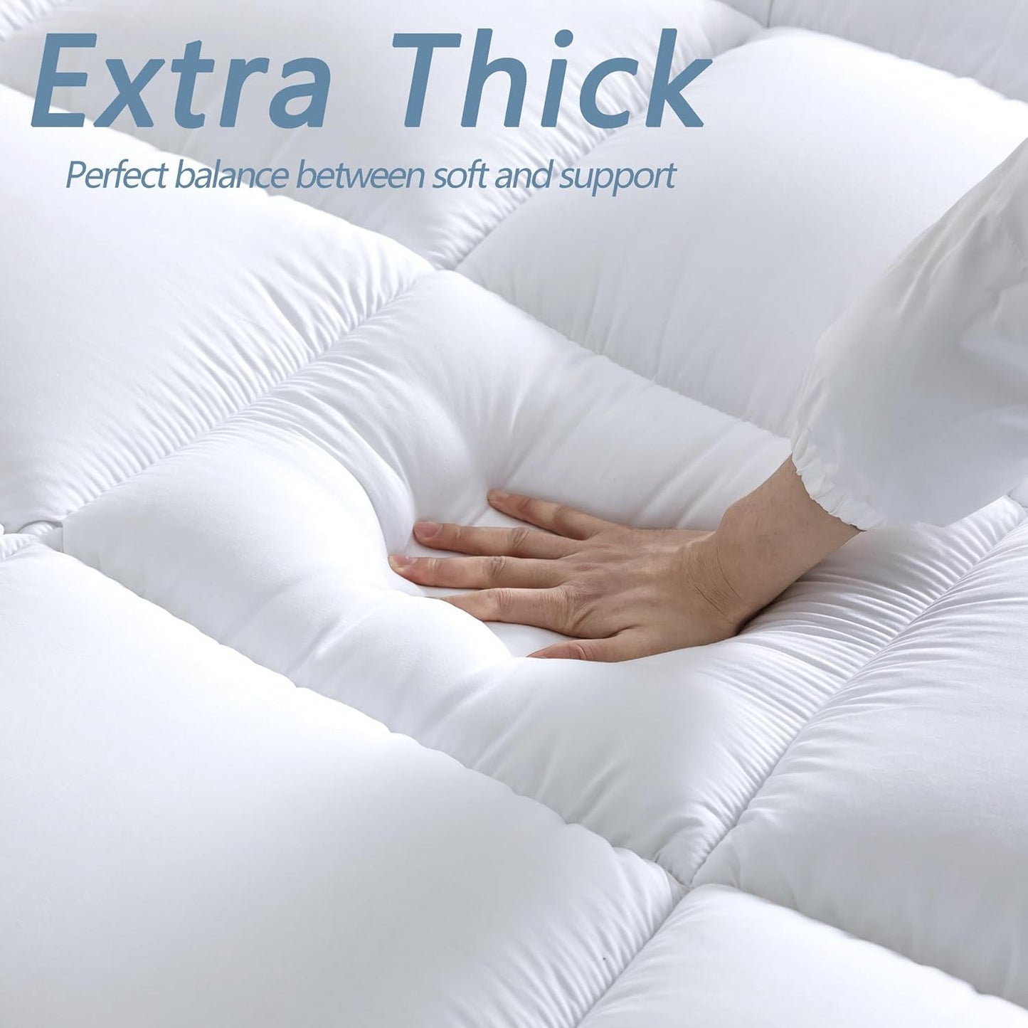 Luxurious Extra Thick 1000GSM Mattress Topper-King size
