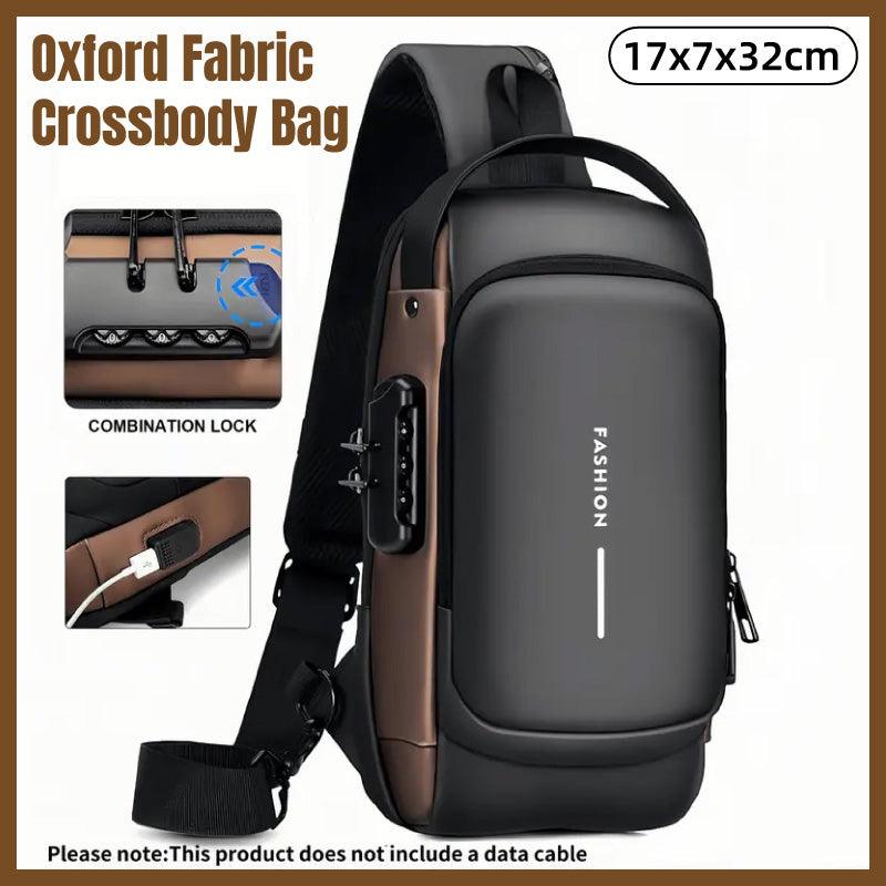 Multi-Function Password Lock Shoulder Bag Anti-Theft Crossbody Sling Bag Travel