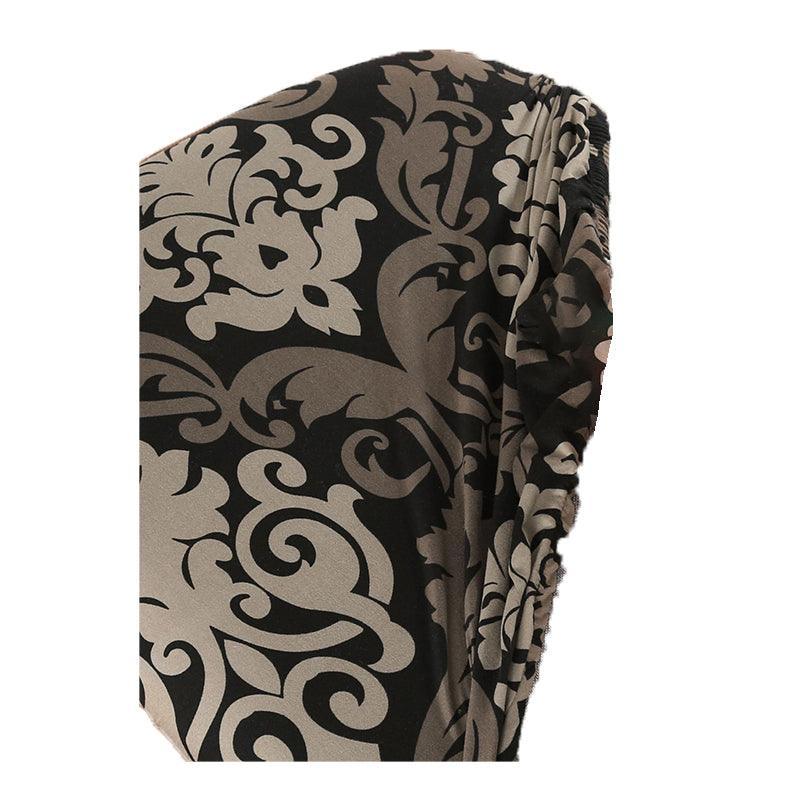 Stretch Dining Chair Seat Covers Removable Seat Cushion Slipcovers Protector - B