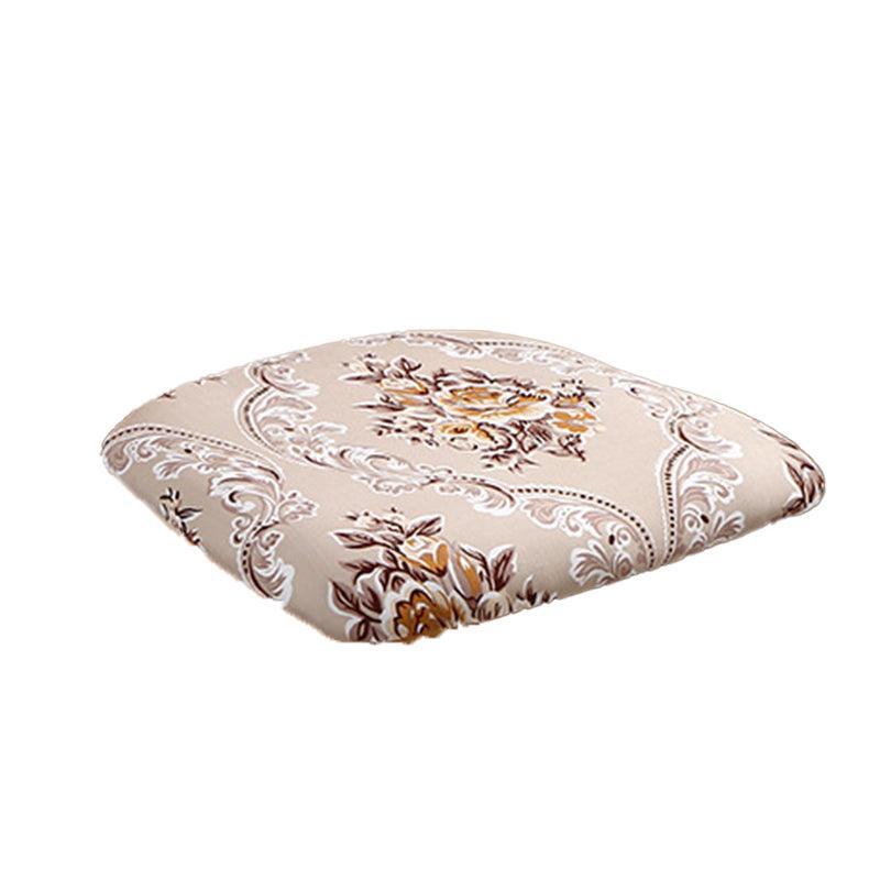 Stretch Dining Chair Seat Covers Removable Seat Cushion Slipcovers Protector - C