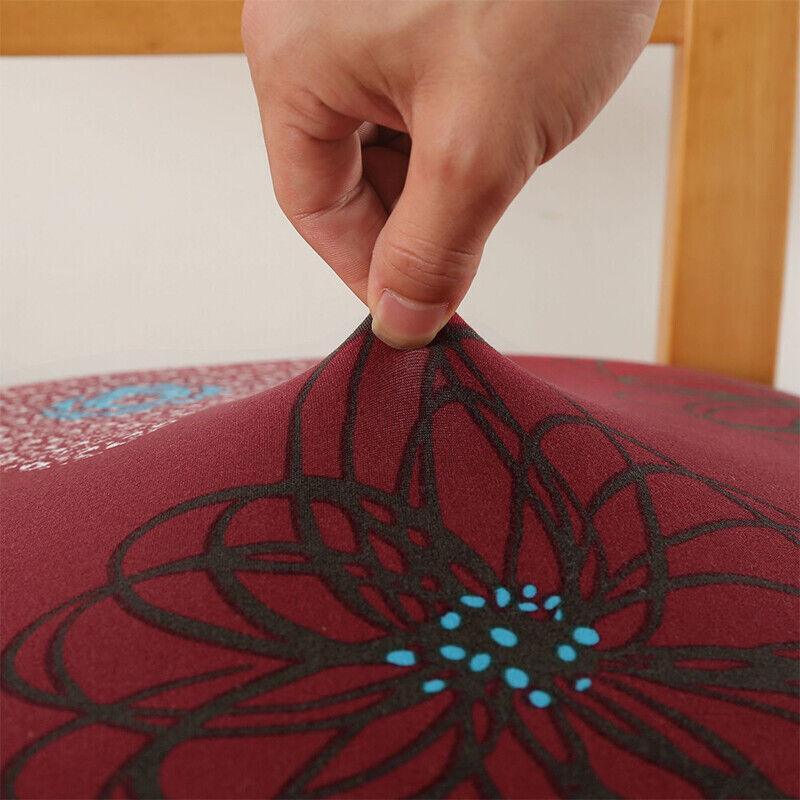 Stretch Dining Chair Seat Covers Removable Seat Cushion Slipcovers Protector - G