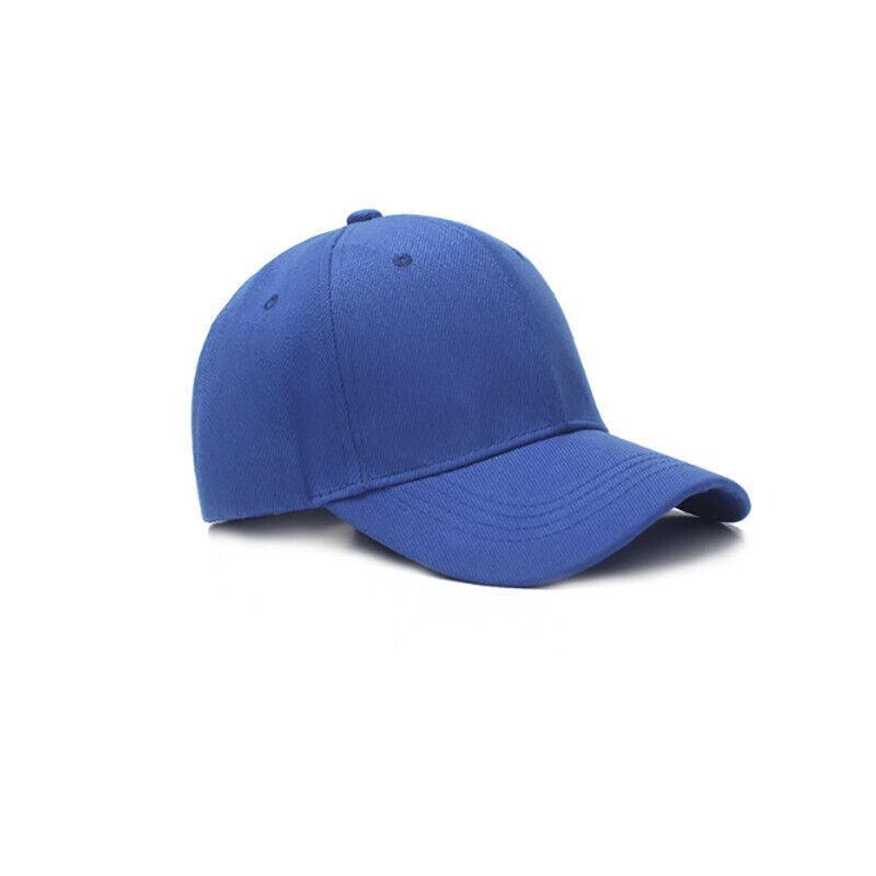 Summer Multi-colour Shade Baseball Cap Outdoor Peaked Sun Visor Hat - Red