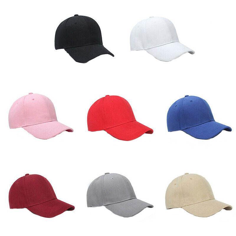 Summer Multi-colour Shade Baseball Cap Outdoor Peaked Sun Visor Hat - Wine Red