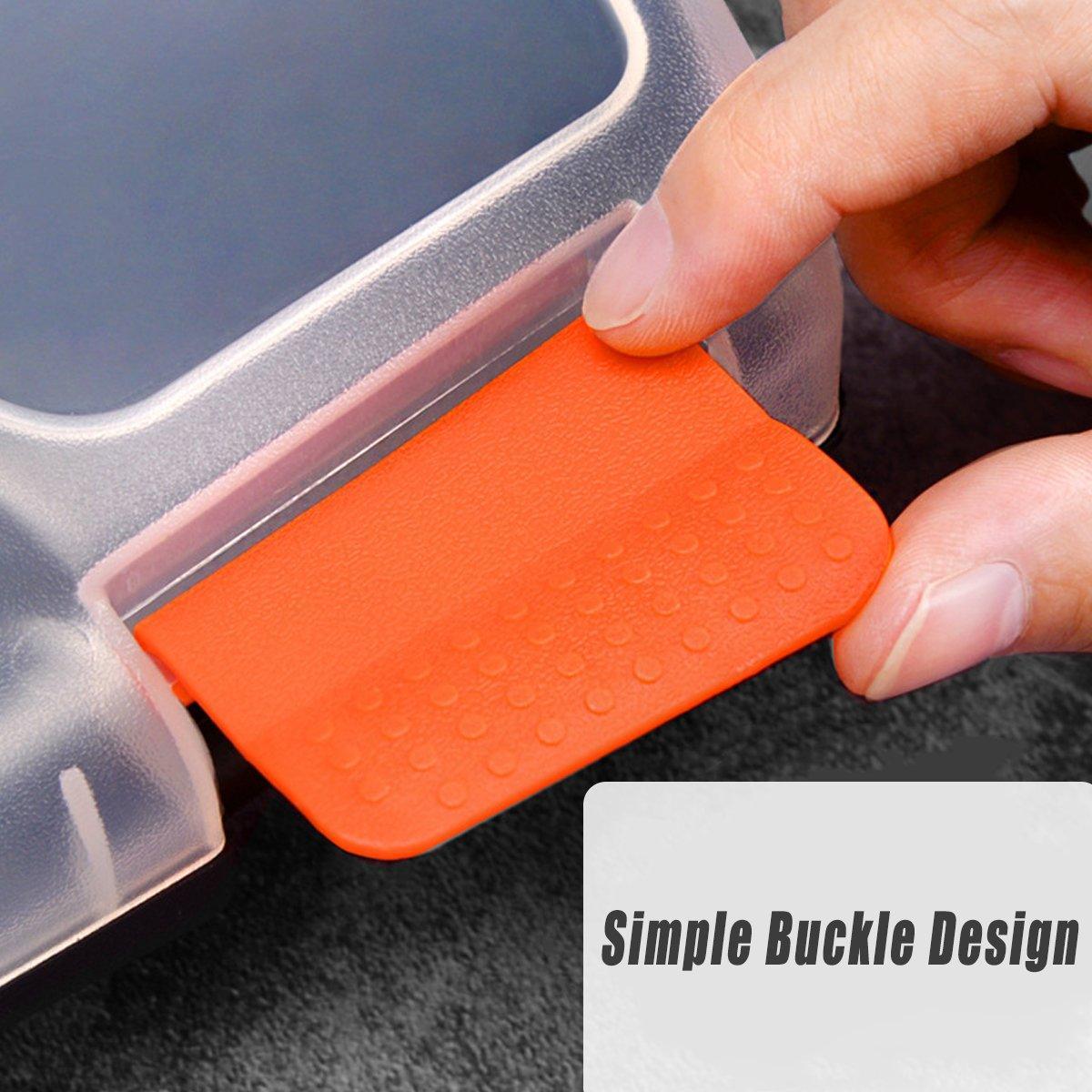 Clear Plastic Storage Box Multi Compartment Organizer for Small Parts Beads - F-156