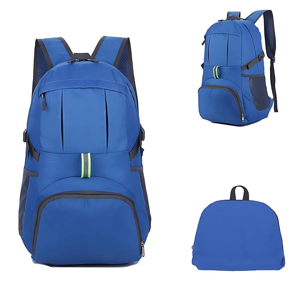 35L Light Foldable Outdoor Sports Backpack Camping Hiking Travel Bag - Purple