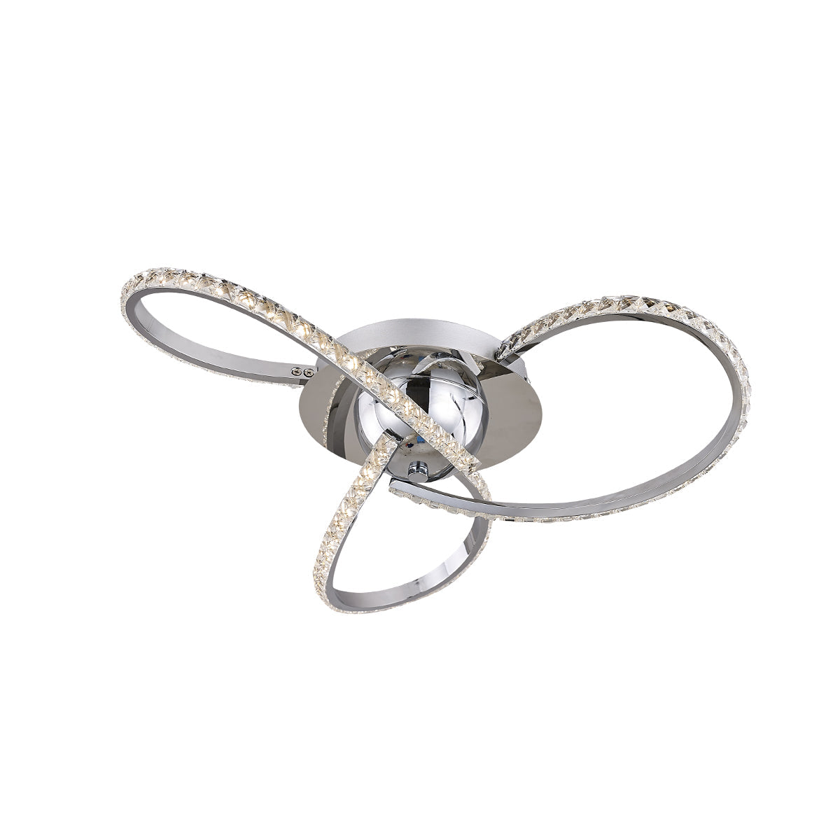 Irie Dimmable 3 Lights LED Ceiling Light - Chrome