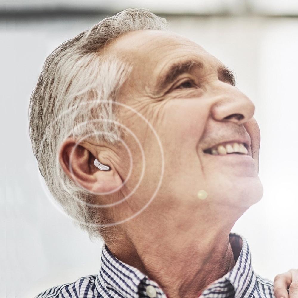 1Pair In Ear Hearing Aid For Elderly & Hearing Impaired - Skin