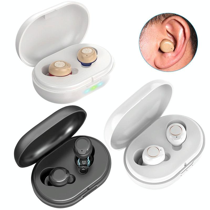 Young Sound Amplifier Compact Hearing Aid - Black