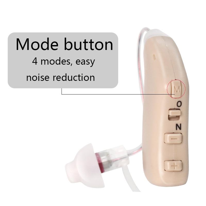 Left Ear Sound Amplifier For Elderly Hearing Aid - Blue