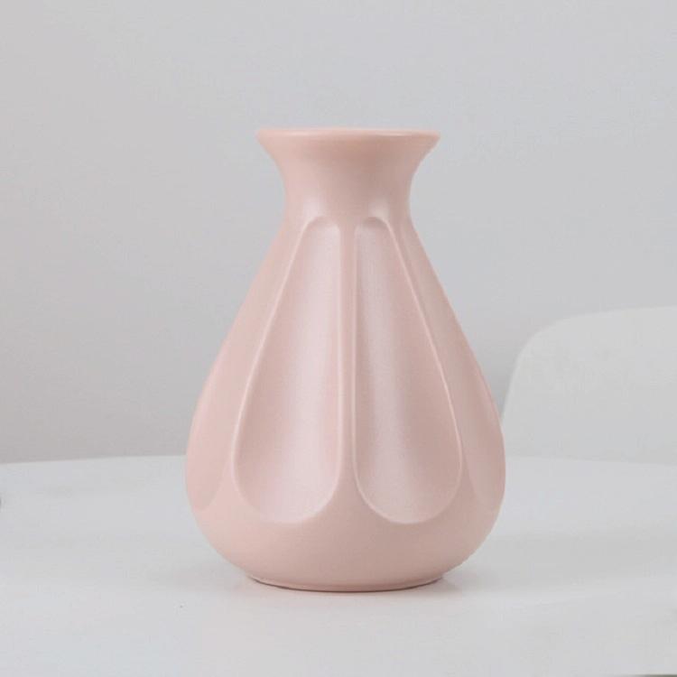 Drop-resistant Plastic Vase for Dry and Wet Flower Arrangements - Blue