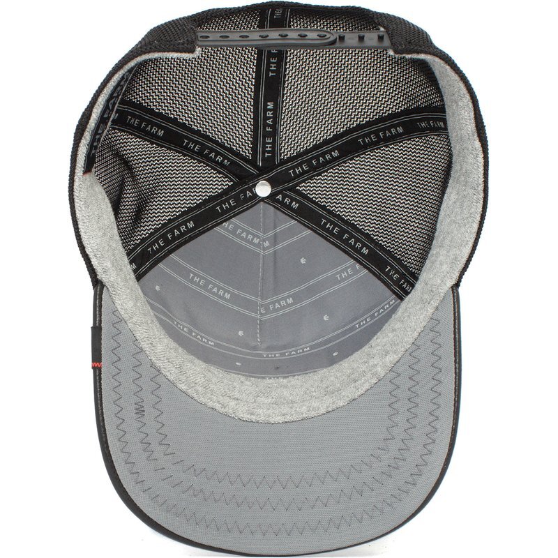 Goorin Brothers Baseball Trucker Cap Hat Snapback Godzilla Dinasaur Tyrant Monster - Black