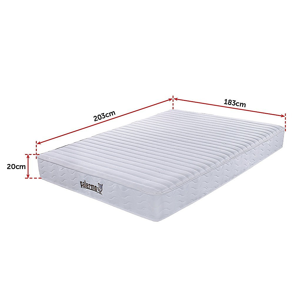 Contour Encased Coil King Mattress – Hybrid Support with CertiPUR-US® Certified Foam Comfort Layers