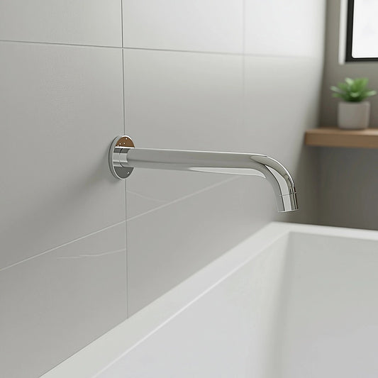 220mm Bath Spout in Polished Chrome Finish