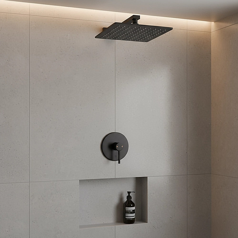 Shower Bath Mixer Tap Bathroom Electroplated Matte Black