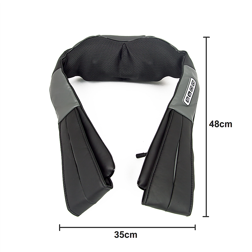 Shiatsu Neck & Back Massager with Heat – Deep Kneading Massage Pillow for Shoulders