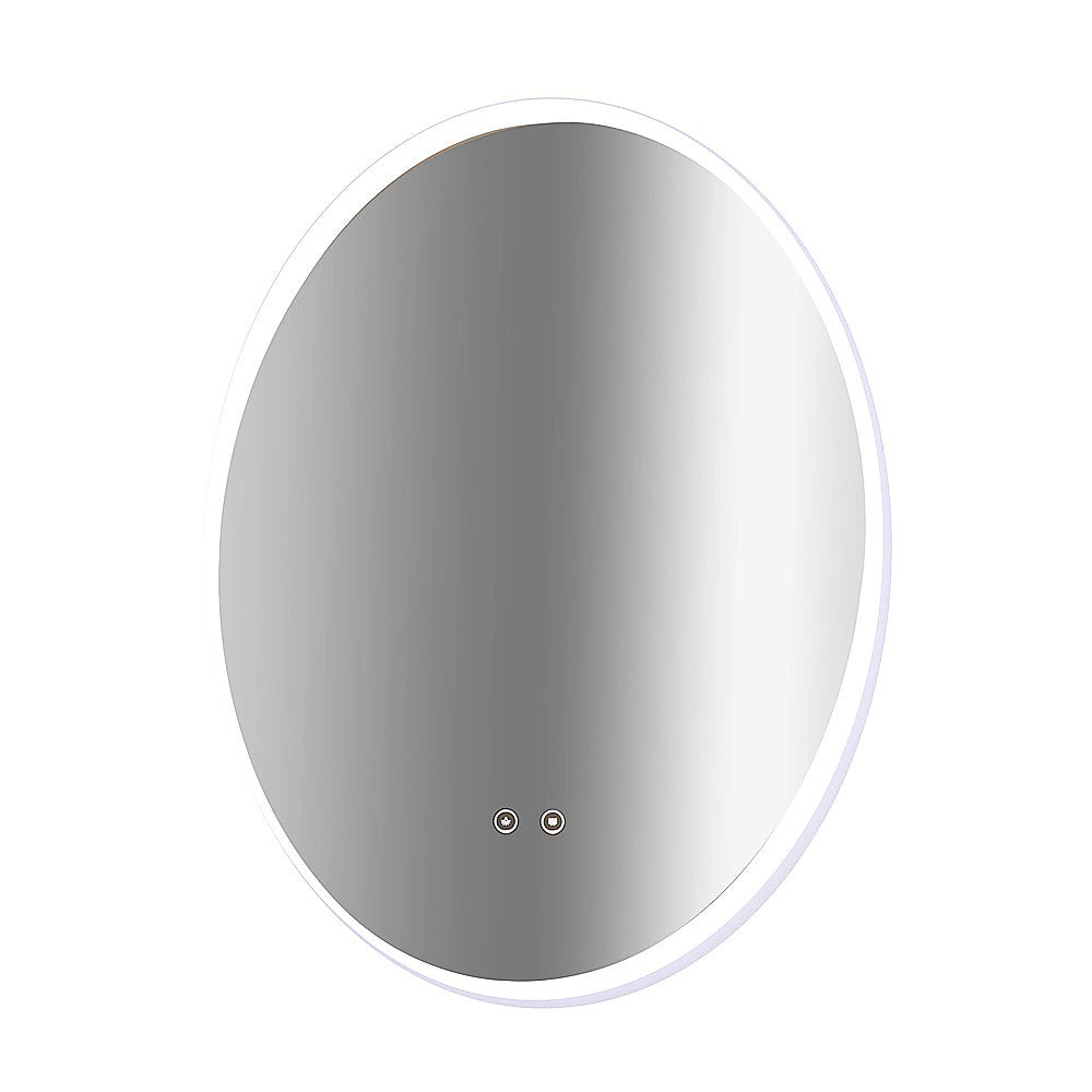 Oval Mirror LED Anti-Fog Illuminated Bathroom Living Room