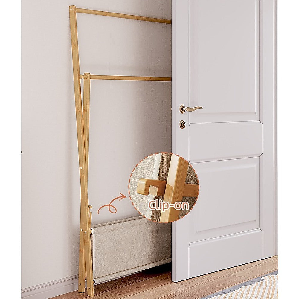 100x155cm Clothes Rail Rack Rack Garment Rack Freestanding Hanger Bedroom Clothing Rack With Lower Storage Shelf