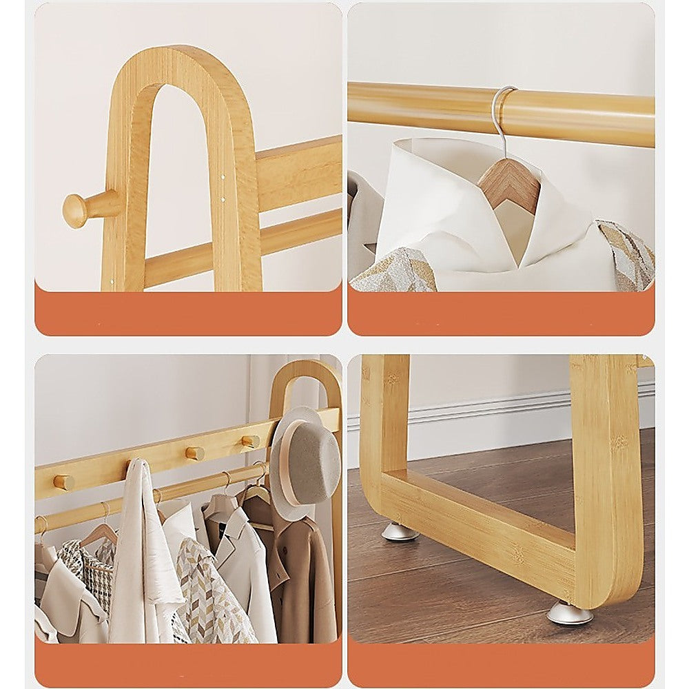 160x100cm Clothes Rack Slim Stylish Space Saving