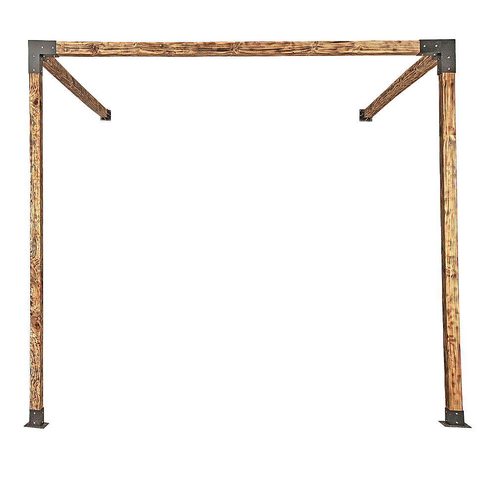 Roof Pergola Gazebo Shed Matte Black Steel Brackets DIY Kits