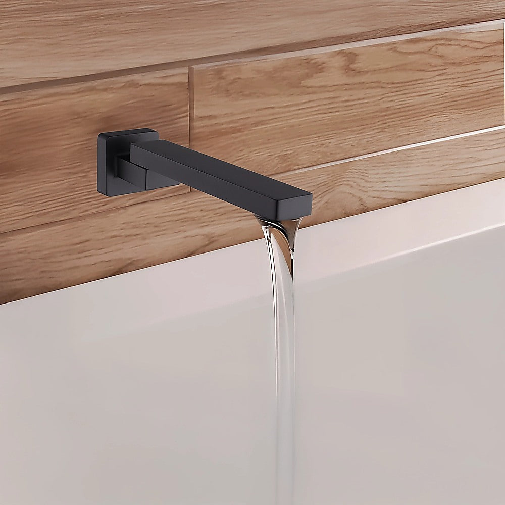 Bath In Wall Swivel Spout in Matte Black
