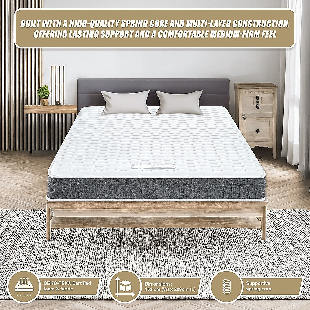 Queen Memory Foam Mattress – OEKO-TEX® Textile & CertiPUR-US® Certified Foam