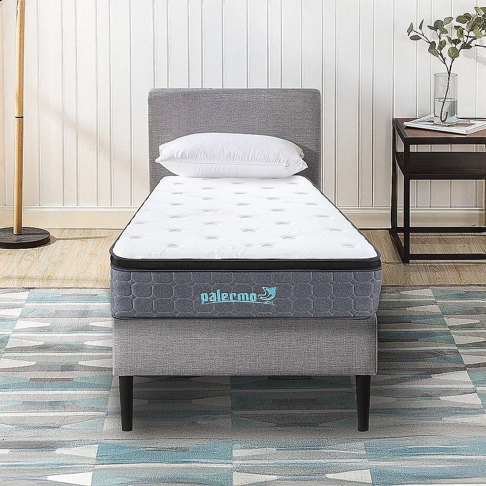 Single Euro Top Pocket Spring Mattress – Motion Isolation Comfort with CertiPUR-US® Certified Foam Layers