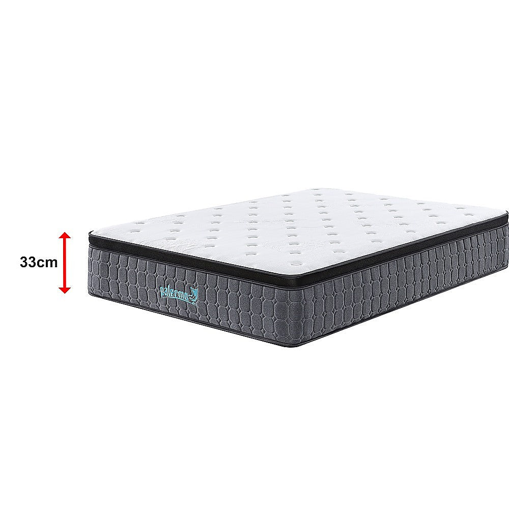 Queen Euro Top Pocket Spring Mattress – Motion Isolation Comfort with CertiPUR-US® Certified Foam Layers