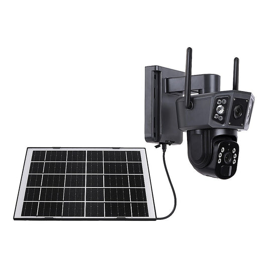 9MP Wireless Solar Camera WIFI Security Outdoor Battery PTZ CCTV Home House V380