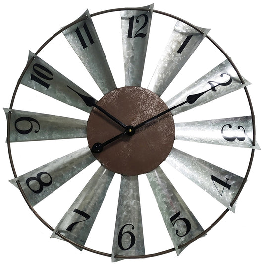 Windmill Wall Clock 60cm