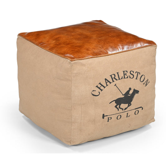 CHARLESTON POLO SQUARE OTTOMAN