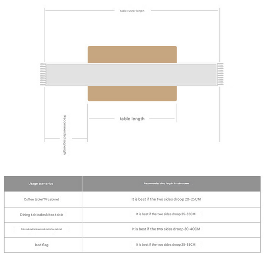 Jacquard Plum American Retro Jacquard Embroidered Table Runner - Light Luxury Table Mat 30cm x 180cm with Tassels