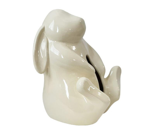 Artisan Ceramic Tissue Box Holder - Medium-High Fired Home Decor Organizer(Cream color)