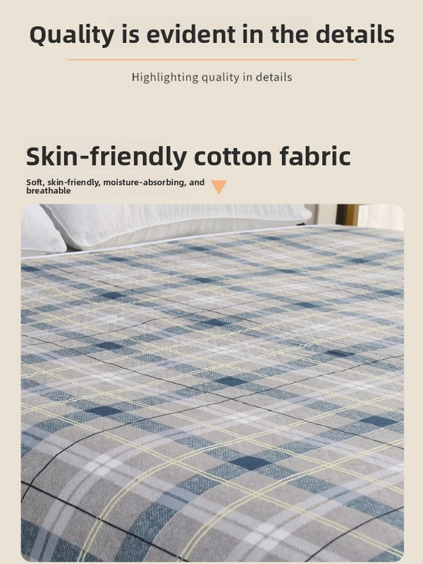 Washable Incontinence Bed Pad 115x200cm Reusable Waterproof Mattress Protector with Non-Slip Backing 4-Layer Absorbent Underpad for Elderly and Adults Dark Brown