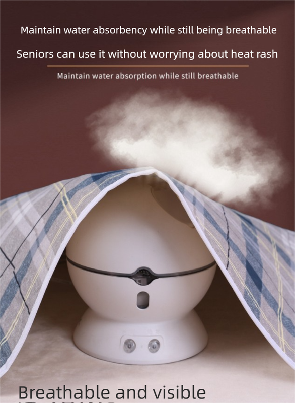 Washable Incontinence Bed Pad 150x200cm Reusable Waterproof Mattress Protector with Non-Slip Backing 4-Layer Absorbent Underpad for Elderly and Adults Dark Brown