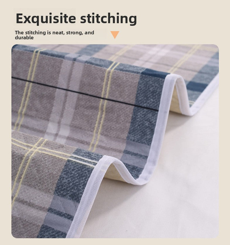 Washable Incontinence Bed Pad 150x200cm Reusable Waterproof Mattress Protector with Non-Slip Backing 4-Layer Absorbent Underpad for Elderly and Adults Smoky gray