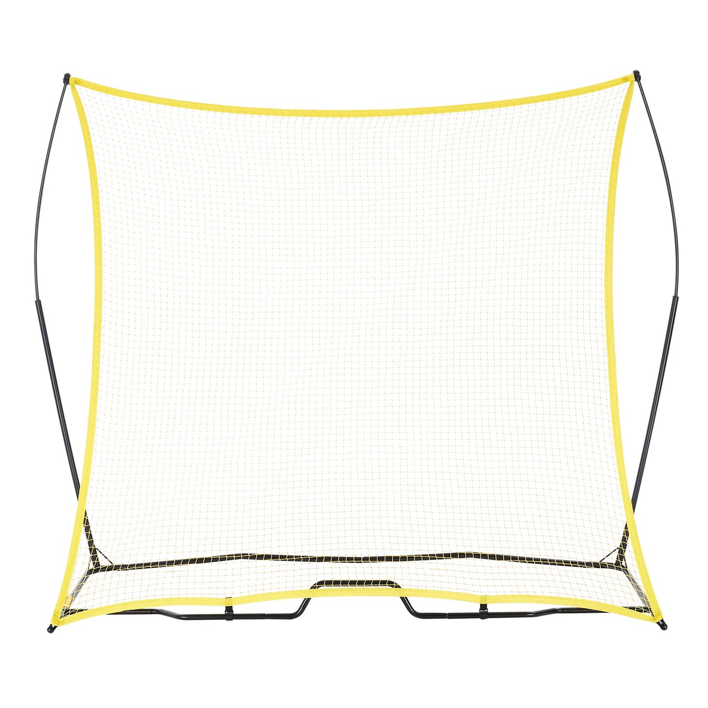 VEVOR 7x7FT Soccer Rebounder Portable Soccer Trainer Net with Portable Bag