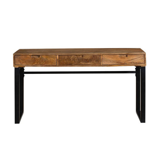 Venus Natural Wood Modern Design 3 Drawer Study Desk for Home & Office