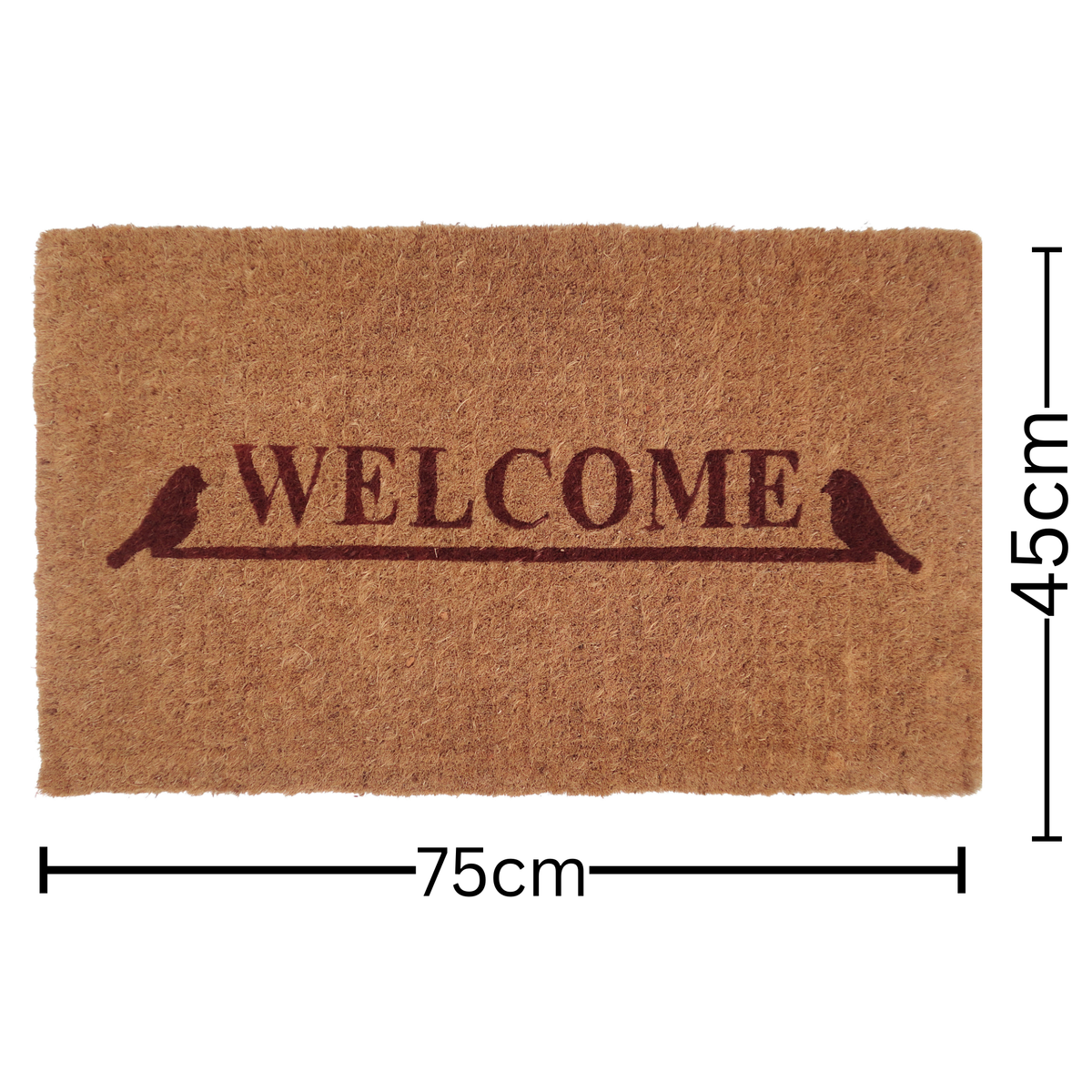 Wild Flowers 100% Coir Doormat