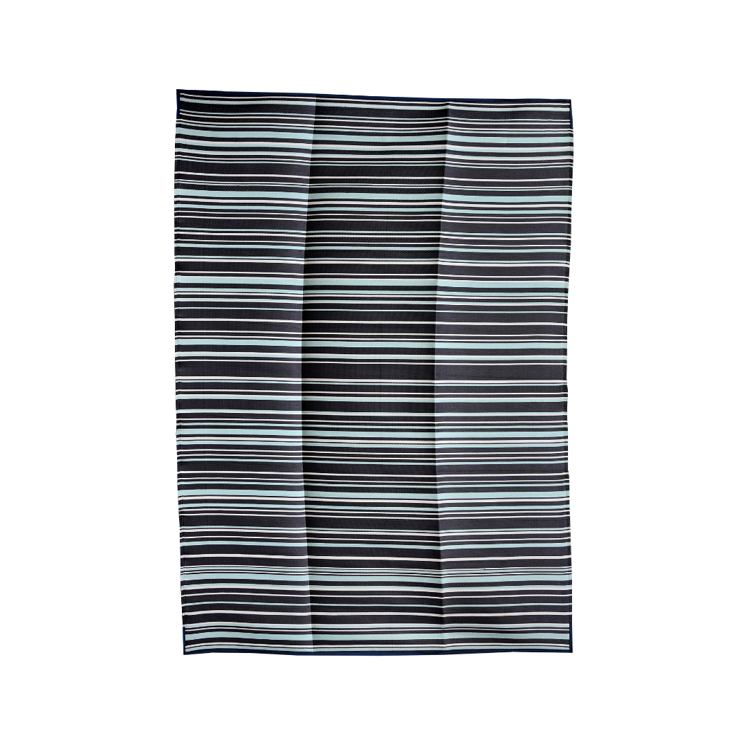 Zenith Multicolour Stripes Foldable Waterproof Large Anti Slip Camping Mat - 270x360 CM