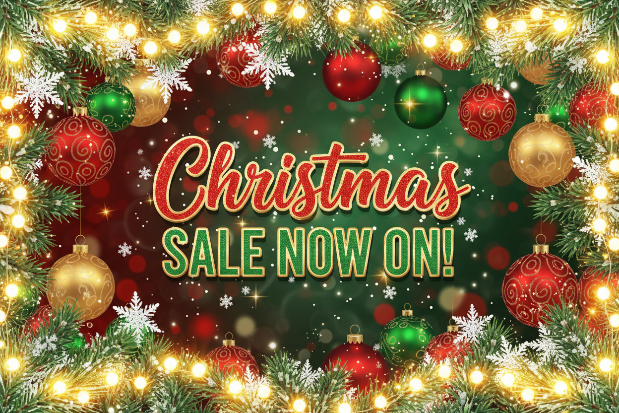 Christmas Sale Banner Fully Filled