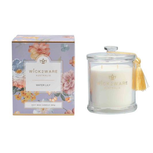 Wick2Ware Candle Jar – Water Lily – 380g