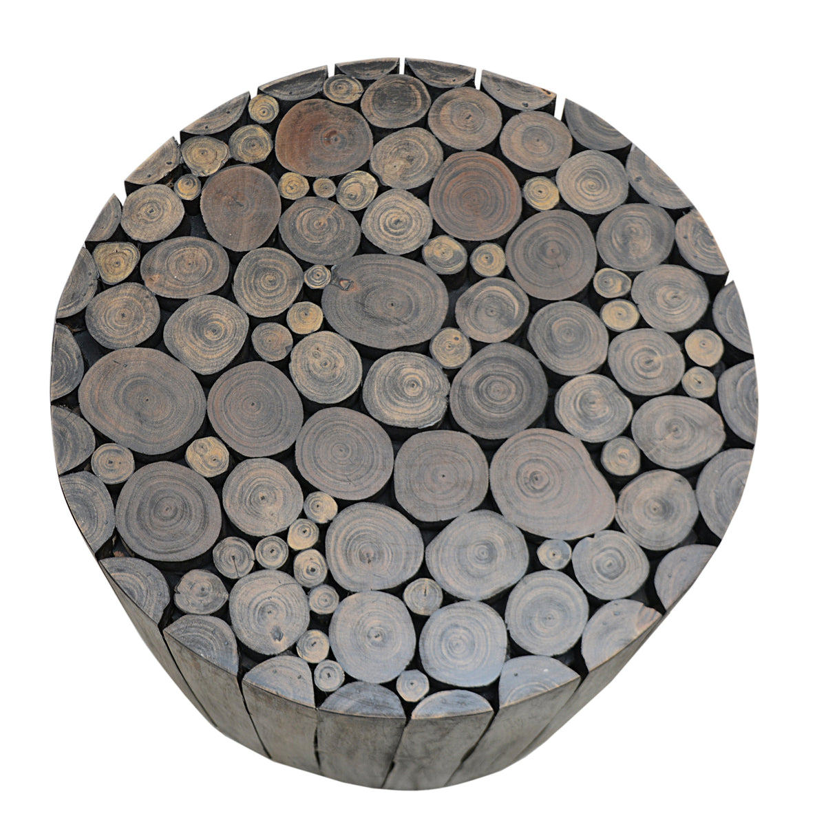 Musca Wooden Black Finish Side Table
