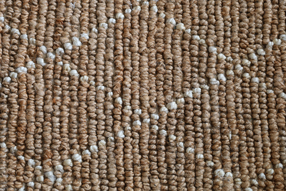 Anant White and Natural Diamond Jute Rug
