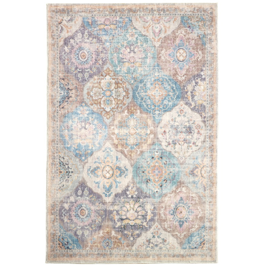 Chighu Multicolour Machine Washable Rug