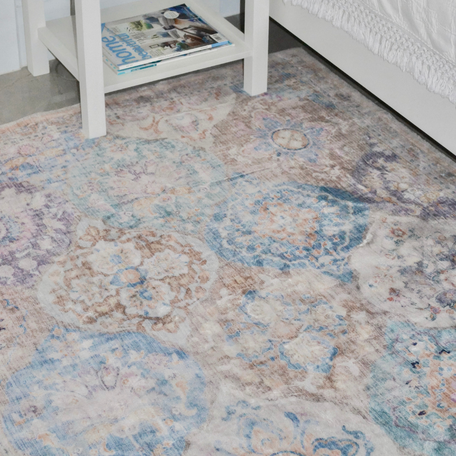 Chighu Multicolour Machine Washable Rug